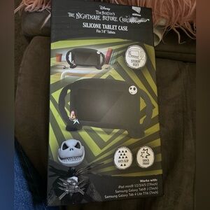 Disney Nightmare Before Christmas Silicone Tablet Case Fits 7-8”.  iPad Mini+